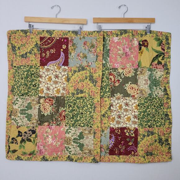Greenland Home Fashions Other - Pair of Greenland Home Fashions Antique Chic Patchwork Pillow Shams Cottagecore